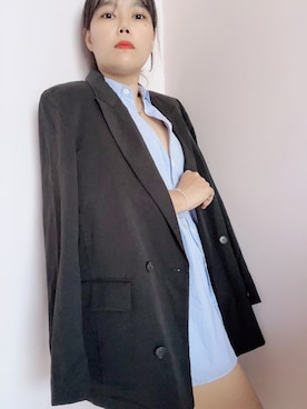 「SOUP（スープ）のアイテム」を使った、Tâm Anh Momoさん（レディース・149cm）の冬コーディネート