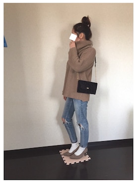 「ALETTA（アレッタ）のアイテム」を使った、aayyuumi✿さん（レディース・153cm）の冬コーディネート