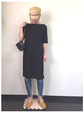 「フレイドヘムストスリ」｜aayyuumi✿さん（レディース・153cm）の春コーディネート