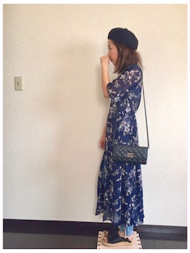 「白タンク」｜「アイテム（ジャケット/アウター）」を使った、aayyuumi✿さん（レディース・153cm）の秋コーディネート