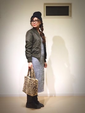 「FLOWER CIRCLE（フラワーサークル）のアイテム」を使った、SAYAKA.sさん（レディース・156cm）の冬コーディネート