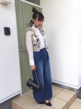 「on the couch（オンザカウチ）のアイテム」を使った、SAYAKA.sさん（レディース・156cm）の春コーディネート