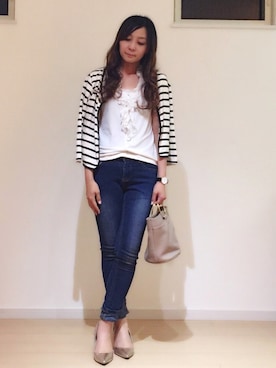 「FLOWER CIRCLE（フラワーサークル）のアイテム」を使った、SAYAKA.sさん（レディース・156cm）の夏コーディネート