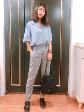 「DAPHNE（ダフネ）のアイテム（シューズ）」を使った、Feniさん（レディース・158cm）の秋コーディネート