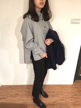 「Chica（チカ）のアイテム」を使った、Feniさん（レディース・158cm）の冬コーディネート
