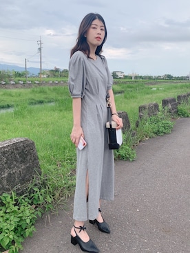 「MANU ATELIER（マニュ アトリエ）のアイテム」を使った、Feniさん（レディース・158cm）の夏コーディネート