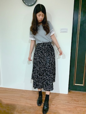 「Chica（チカ）のアイテム」を使った、Feniさん（レディース・158cm）の秋コーディネート