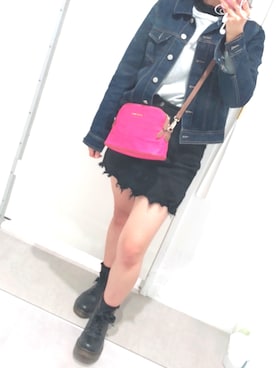 「Chuu」｜「アイテム（ジャケット/アウター）」を使った、ｍ       ⌒ ♥さん（レディース・158cm）の秋コーディネート