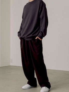 「remer（リメール）のアイテム（パンツ）」を使った、yukisz_0805さん（メンズ・178cm）の秋コーディネート