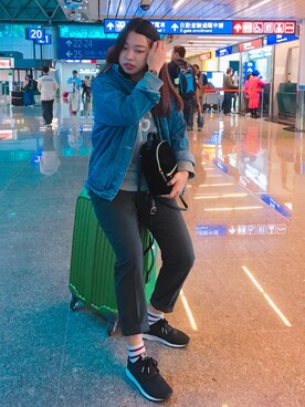 「TRIP」｜「アイテム（その他）」を使った、SYさん（レディース・166cm）の秋コーディネート