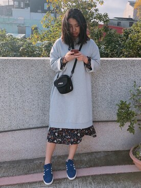 「KOMONO.」｜SYさん（レディース・166cm）の冬コーディネート