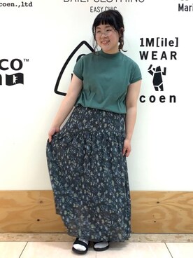 「coen」｜coen いしかわさん（レディース・151cm）の春コーディネート