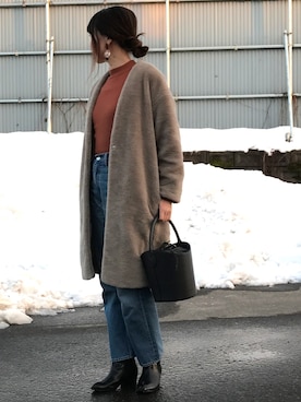 IKUmamaさん（レディース・159cm）の冬コーディネート
