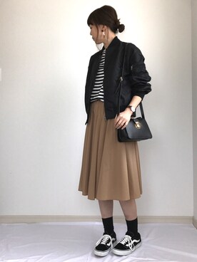 「FREAK'S STORE（フリークスストア）のDaniel Wellington/ダニエルウェリントン Classic Bristol 0511/0611 36mm（アナログ腕時計）」を使った、IKUmamaさん（レディース・159cm）の春コーディネート