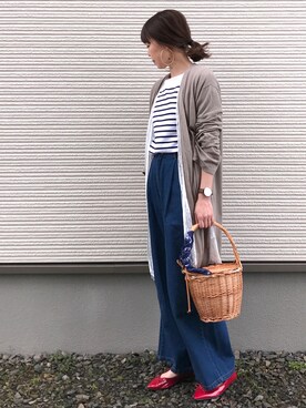 「FREAK'S STORE（フリークスストア）のDaniel Wellington/ダニエルウェリントン Classic Bristol 0511/0611 36mm（アナログ腕時計）」を使った、IKUmamaさん（レディース・159cm）の春コーディネート