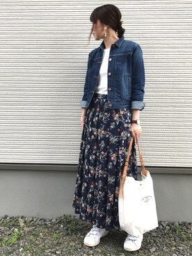 「FREAK'S STORE（フリークスストア）のDaniel Wellington/ダニエルウェリントン Classic Bristol 0511/0611 36mm（アナログ腕時計）」を使った、IKUmamaさん（レディース・159cm）の春コーディネート