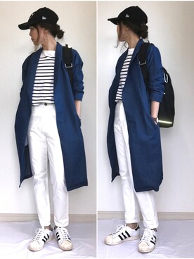 「Luz Llena（ラズレナ）のアイテム（ジャケット/アウター）」を使った、IKUmamaさん（レディース・159cm）の春コーディネート