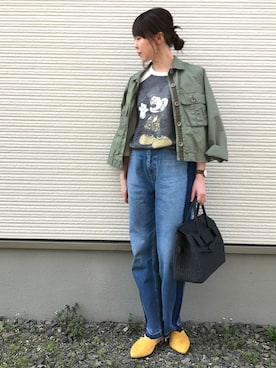 「FREAK'S STORE（フリークスストア）のDaniel Wellington/ダニエルウェリントン Classic Bristol 0511/0611 36mm（アナログ腕時計）」を使った、IKUmamaさん（レディース・159cm）の春コーディネート