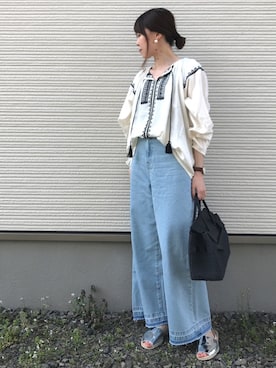 「FREAK'S STORE（フリークスストア）のDaniel Wellington/ダニエルウェリントン Classic Bristol 0511/0611 36mm（アナログ腕時計）」を使った、IKUmamaさん（レディース・159cm）の春コーディネート