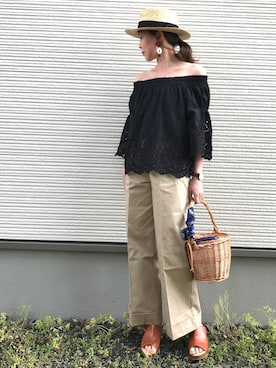 「FREAK'S STORE（フリークスストア）のDaniel Wellington/ダニエルウェリントン Classic Bristol 0511/0611 36mm（アナログ腕時計）」を使った、IKUmamaさん（レディース・159cm）の春コーディネート