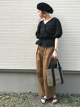 「FREAK'S STORE（フリークスストア）のDaniel Wellington/ダニエルウェリントン Classic Bristol 0511/0611 36mm（アナログ腕時計）」を使った、IKUmamaさん（レディース・159cm）の夏コーディネート