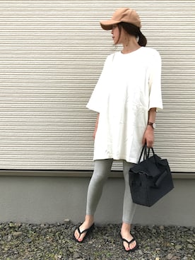 「FREAK'S STORE（フリークスストア）のDaniel Wellington/ダニエルウェリントン Classic Bristol 0511/0611 36mm（アナログ腕時計）」を使った、IKUmamaさん（レディース・159cm）の夏コーディネート