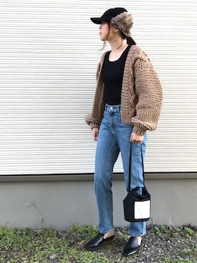 「zozoデニム」｜「アイテム（その他シューズ）」を使った、IKUmamaさん（レディース・159cm）の秋コーディネート