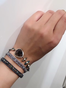 「天然石」｜CHAN LUU 伊勢丹新宿店さん（レディース・165cm）の冬コーディネート