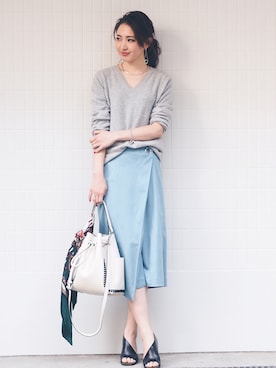 「Danny&Anne（ダニーアンドアン）のアイテム」を使った、Danny&Anne STAFFさん（レディース・166cm）の冬コーディネート