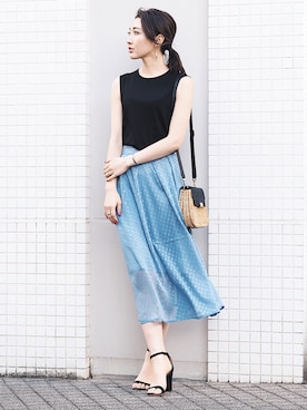 「Danny&Anne（ダニーアンドアン）のアイテム」を使った、Danny&Anne STAFFさん（レディース・166cm）の冬コーディネート