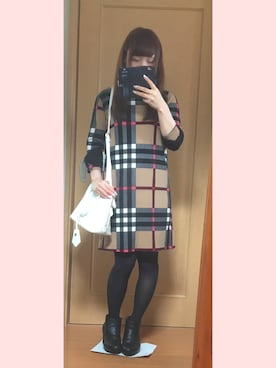 「tocco（トッコ）のアイテム（ワンピース/ドレス）」を使った、おいもちゃんさん（レディース・150cm）の春コーディネート
