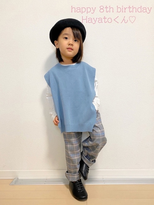 ニコとコハさんのコーディネート