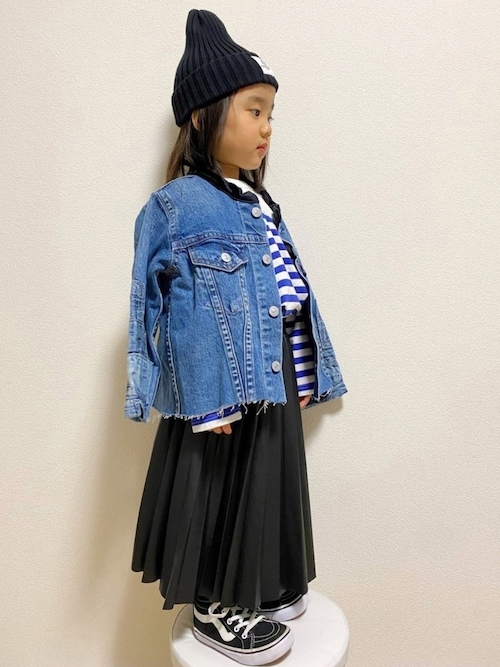 キッズ Vans ヴァンズ Sk8 Hi スケートハイ V38cj Black Blackを使った人気ファッションコーディネート Puntosdecultura