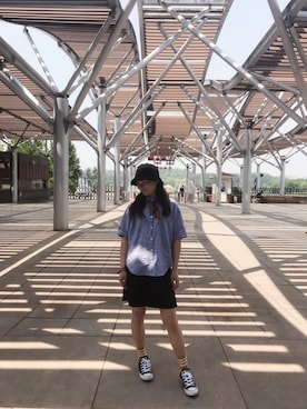 「公园」｜Melissa～さん（レディース・163cm）の夏コーディネート