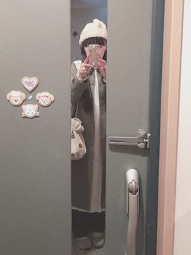 「PAR ICI（パーリッシィ）のアイテム（帽子）」を使った、ゆき♡さん（レディース・163cm）の冬コーディネート