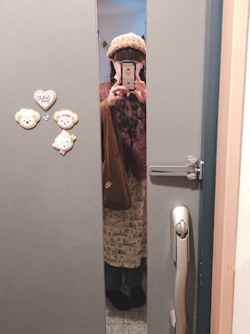 「UNIQLO（ユニクロ）のハイライズワイドストレートジーンズ（デニムパンツ）」を使った、ゆき♡さん（レディース・163cm）の秋コーディネート