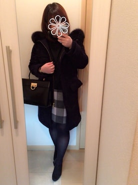 toto◡̈*さん（レディース・153cm）の冬コーディネート