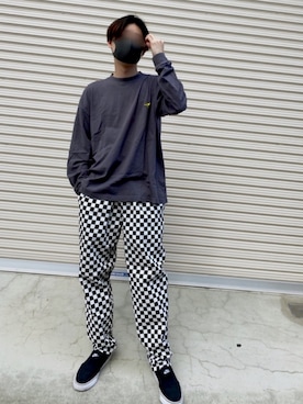 「WEGO（ウィゴー）のWEGO/【WEB限定】【通年&ユニセックスで使える！】DADパンツ/シェフパンツ（チノパンツ、その他）」を使った、うどくんさん（メンズ）の秋コーディネート