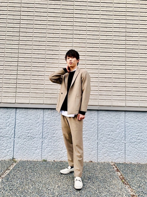 PLST プラステ セットアップ　スーツ　上下　M グレー プラステセットアップ | FITTING LOG