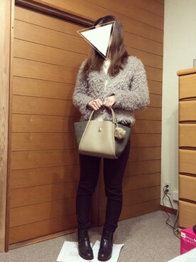 「Cheek（チーク）のアイテム（その他アウター）」を使った、香さん（レディース・164cm）の春コーディネート