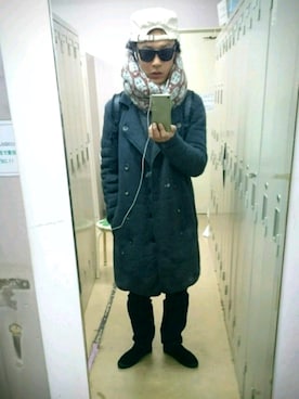 「DRIES VAN NOTEN（ドリスヴァンノッテン）のアイテム（財布/小物）」を使った、hide yoshiさん（メンズ・170cm）の冬コーディネート