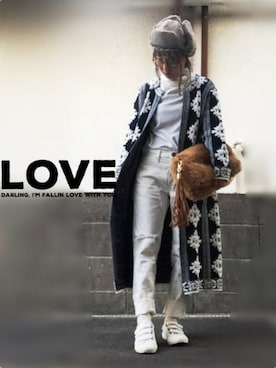 「服バカ」｜「アイテム（その他アウター）」を使った、ひめもんさん（レディース・154cm）の秋コーディネート