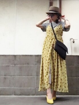 「服バカ」｜「アイテム（ワンピース/ドレス）」を使った、ひめもんさん（レディース・154cm）の夏コーディネート