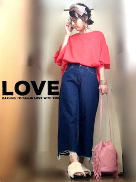 「Luz Llena (NEY)（ラズレナニー）のアイテム」を使った、ひめもんさん（レディース・154cm）の夏コーディネート