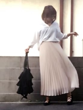 「Luz Llena (glifeed） （ラズレナグリフィード）のアイテム」を使った、ひめもんさん（レディース・154cm）の夏コーディネート