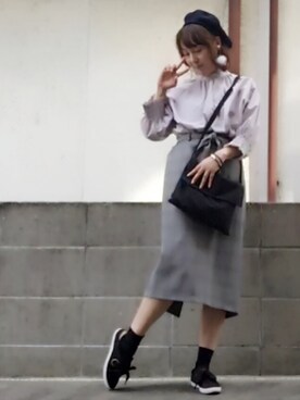 「服バカ」｜「アイテム（その他）」を使った、ひめもんさん（レディース・154cm）の秋コーディネート