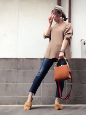 「服バカ」｜「アイテム（その他）」を使った、ひめもんさん（レディース・154cm）の秋コーディネート