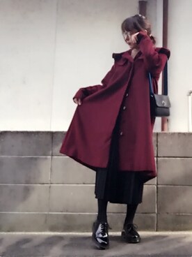「服バカ」｜「アイテム（その他アウター）」を使った、ひめもんさん（レディース・154cm）の秋コーディネート