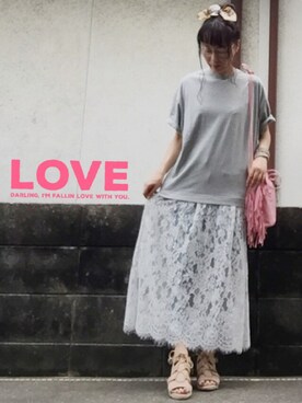 「服バカ」｜「アイテム（その他）」を使った、ひめもんさん（レディース・154cm）の夏コーディネート
