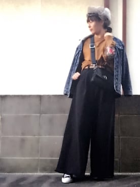「服バカ」｜「アイテム（その他）」を使った、ひめもんさん（レディース・154cm）の秋コーディネート